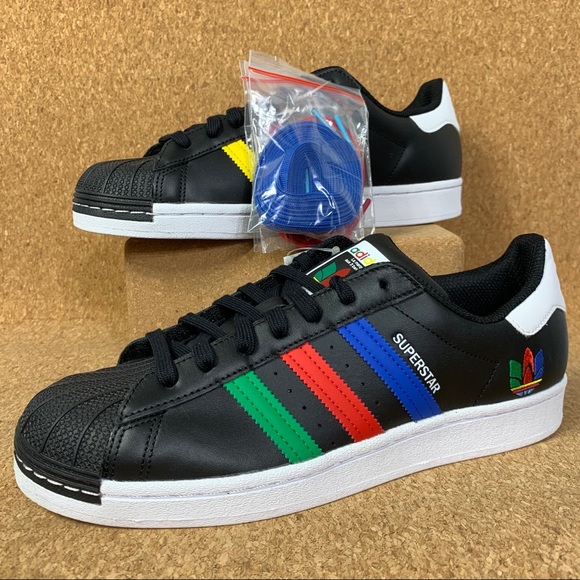 adidas originals blue and red